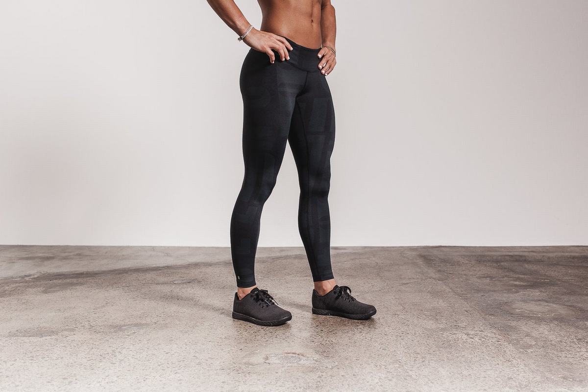 Nobull Women\'s Tights Black | Australia (WH4693)